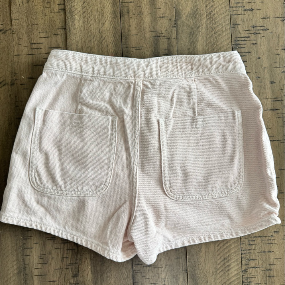 Zara blush pink Textured Skirt/short 100% Cotton - Picture 2 of 8